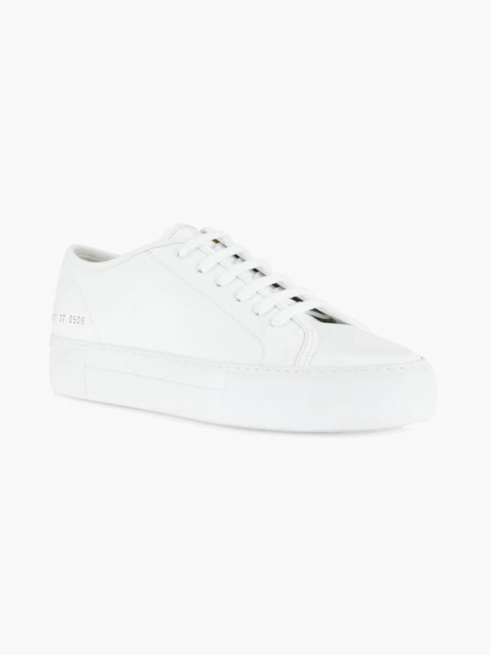 Common Projects White Leather Low-Top Sneakers